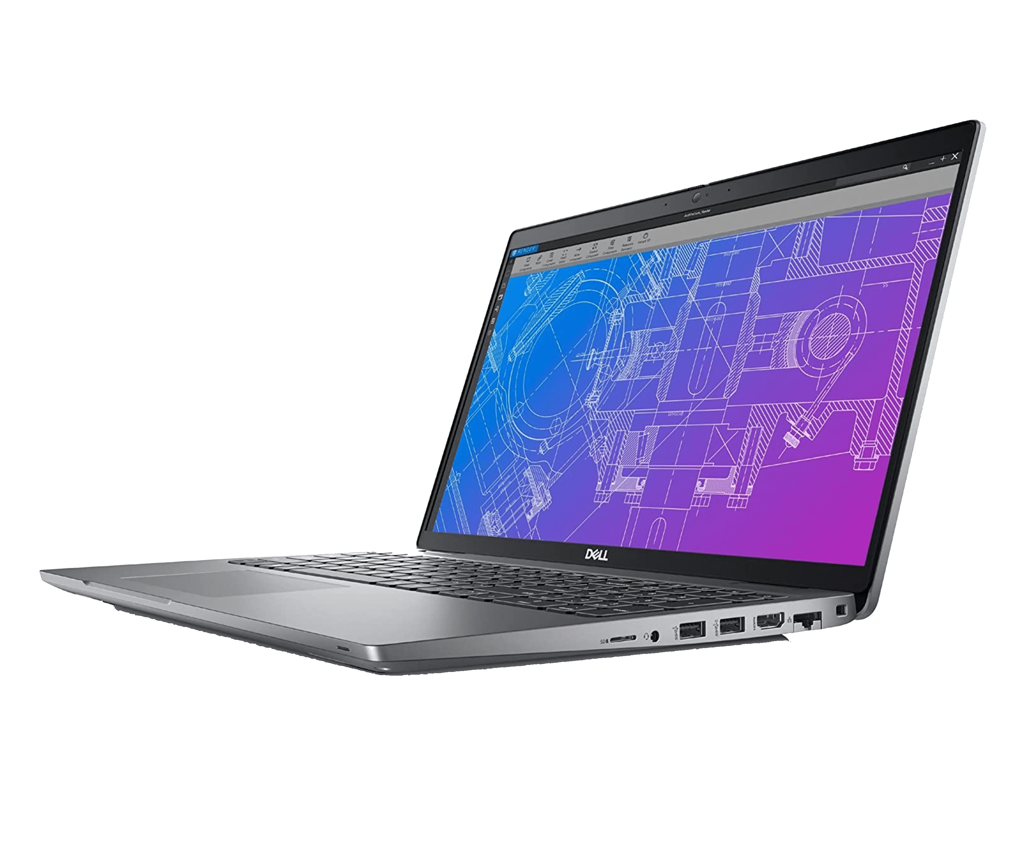 Laptop Workstation Dell Precision 3581 15.6" FHD i7-13800H 64GB Ram Nvidia RTX A500 2TB SSD Win11P | ALIENSTORE