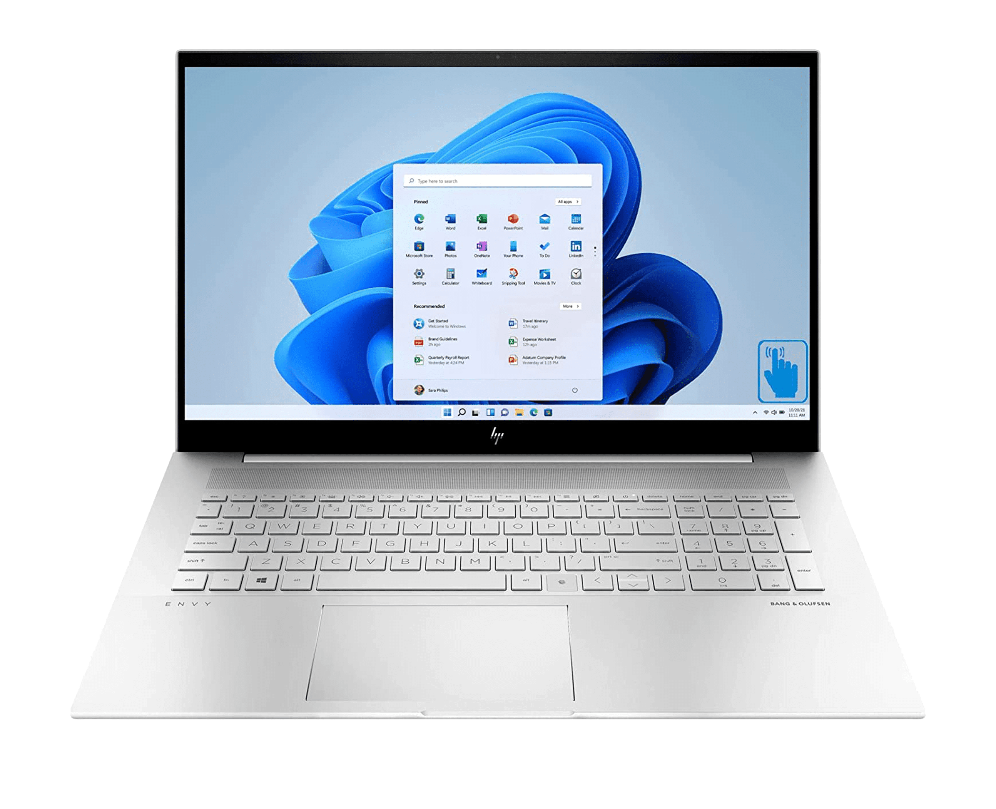 Laptop HP Envy 17 FHD Touch Intel i7-1355U 32GB Ram NVIDIA RTX 3050 4GB 1TB SSD Windows 11 Silver - AlienStore