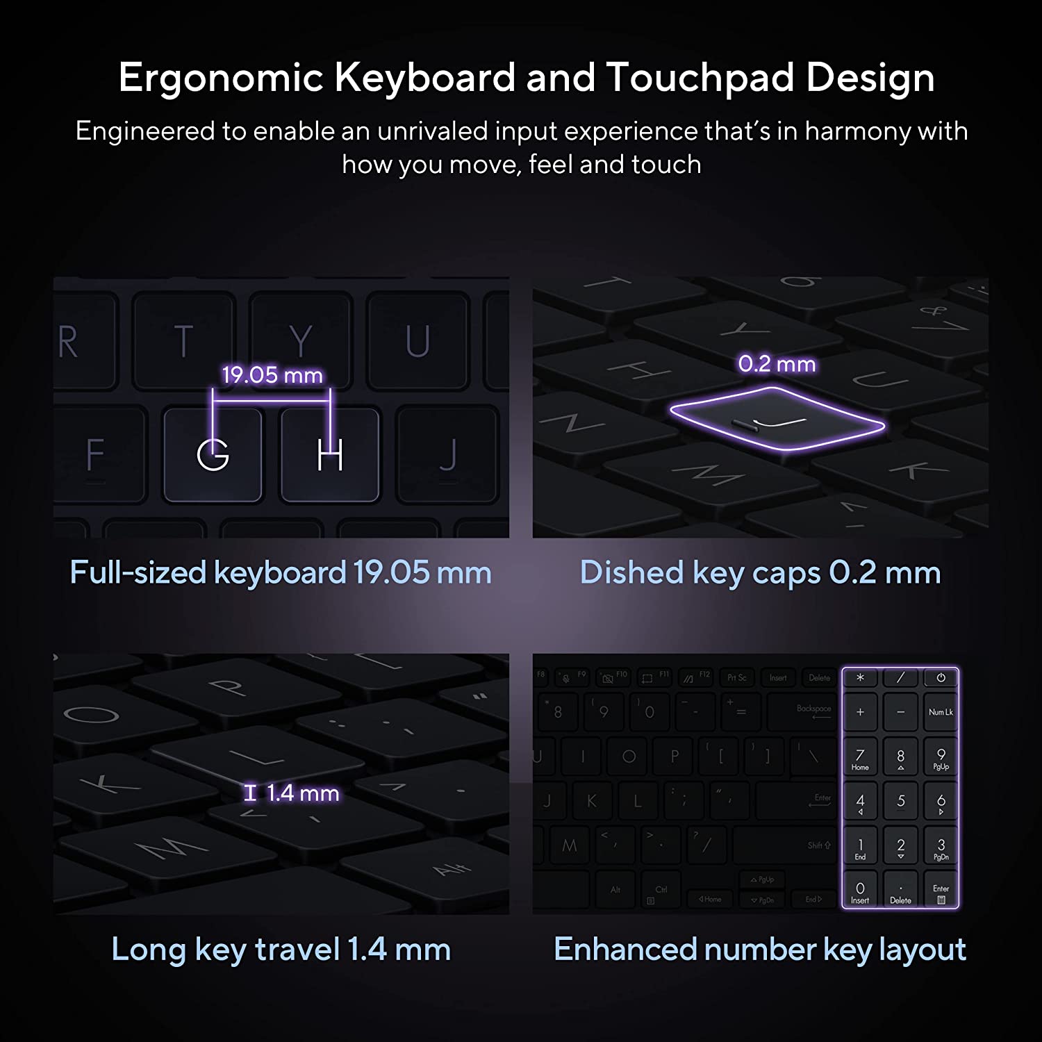 Laptop ASUS Zenbook Pro 16" 2.5K 165Hz i7-12650H 32GB Ram nVidia RTX 3070Ti 1TB SSD Asus Dial Win11 | ALIENSTORE