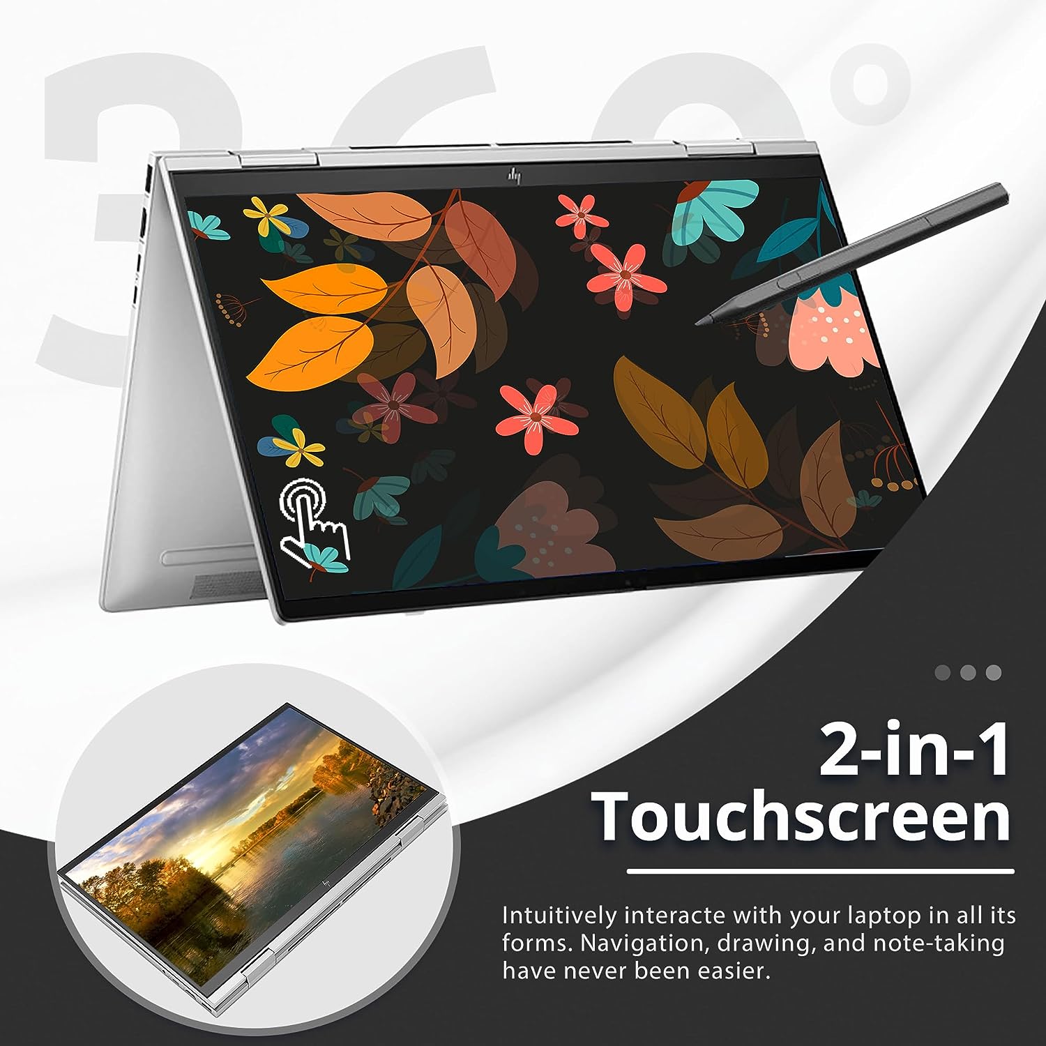 Laptop Ultrabook HP Envy x360 2-in-1 15.6" FHD Touch Intel i7-1355U 32GB Ram 1TB SSD Win11 | ALIENSTORE