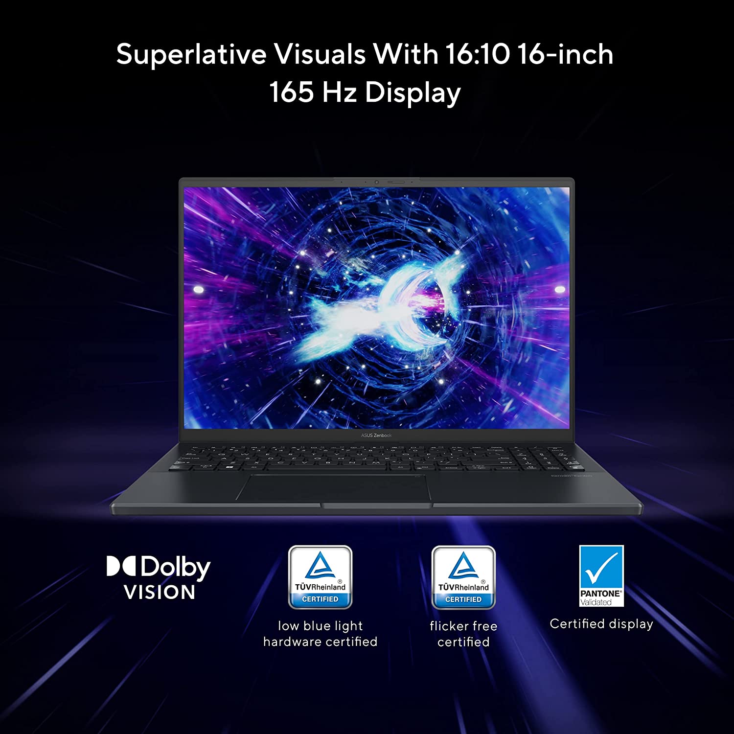 Laptop ASUS Zenbook Pro 16" 2.5K 165Hz i7-12650H 32GB Ram nVidia RTX 3070Ti 1TB SSD Asus Dial Win11 | ALIENSTORE