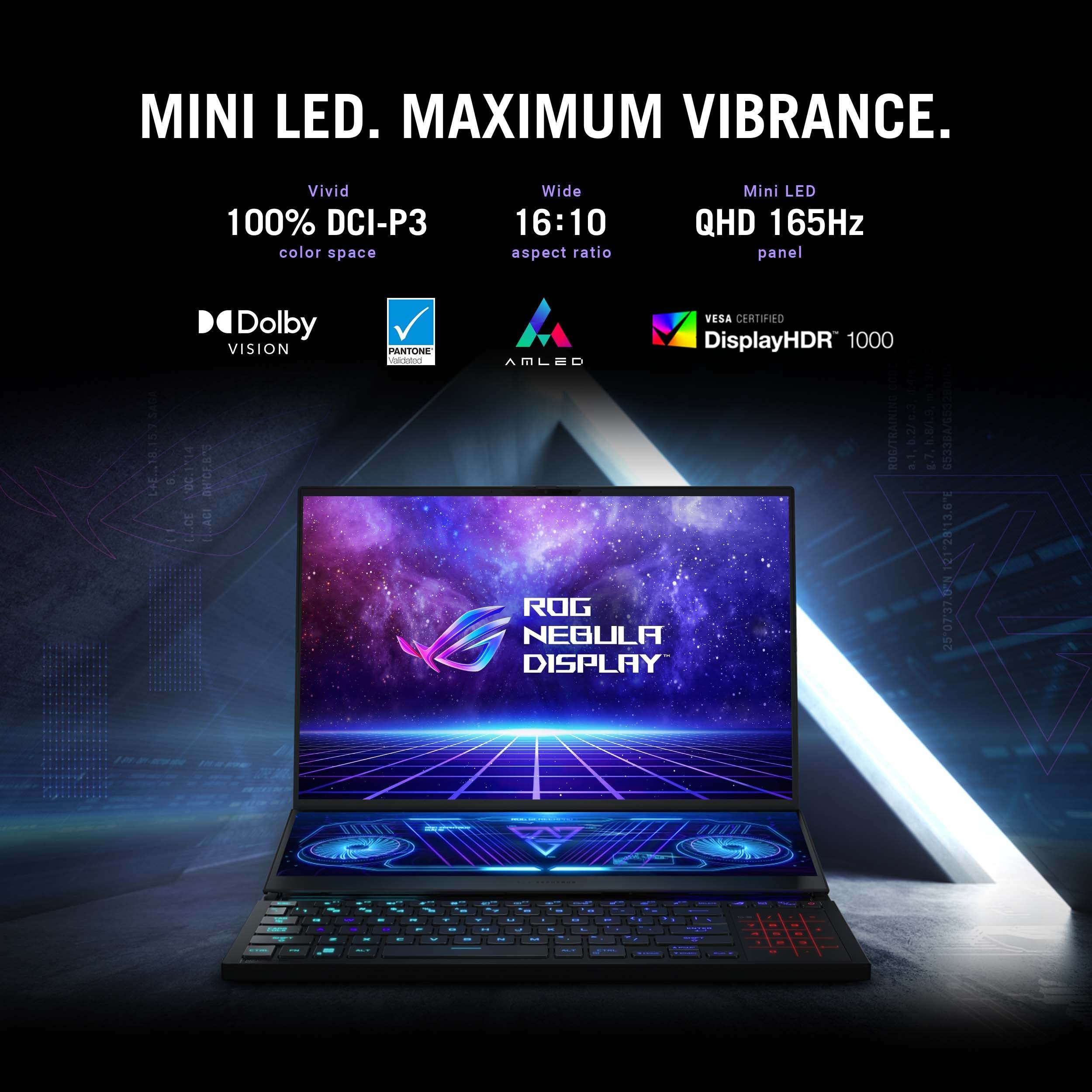 Laptop Gaming ASUS ROG Zephyrus DUO 16 GX650RX QHD MiniLED AMD Ryzen 9 6900HX 32GB NVIDIA 3080Ti 2TB - AlienStore