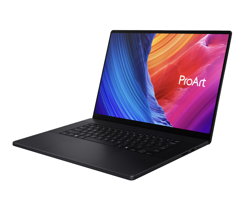Laptop ASUS ProArt P16 OLED H7606WI 16" 4K AMD Ryzen AI 9 HX 370 64GB Ram Nvidia RTX 4070 8GB 4TB