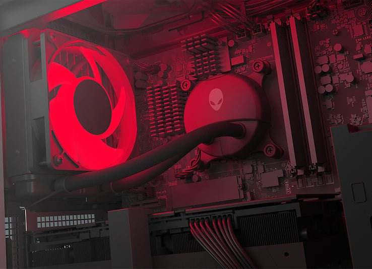 Desktop Gaming Alienware Aurora R14 AMD Ryzen 9 5900X 64GB Radeon 6900 XT 16GB 3TB Liquid-Cooling - AlienStore