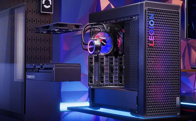 Desktop Gaming Lenovo Legion T7 34IAS10 Intel Ultra 9 285K 64GB Ram Nvidia RTX 5090 32GB 2TB Win11 Pro