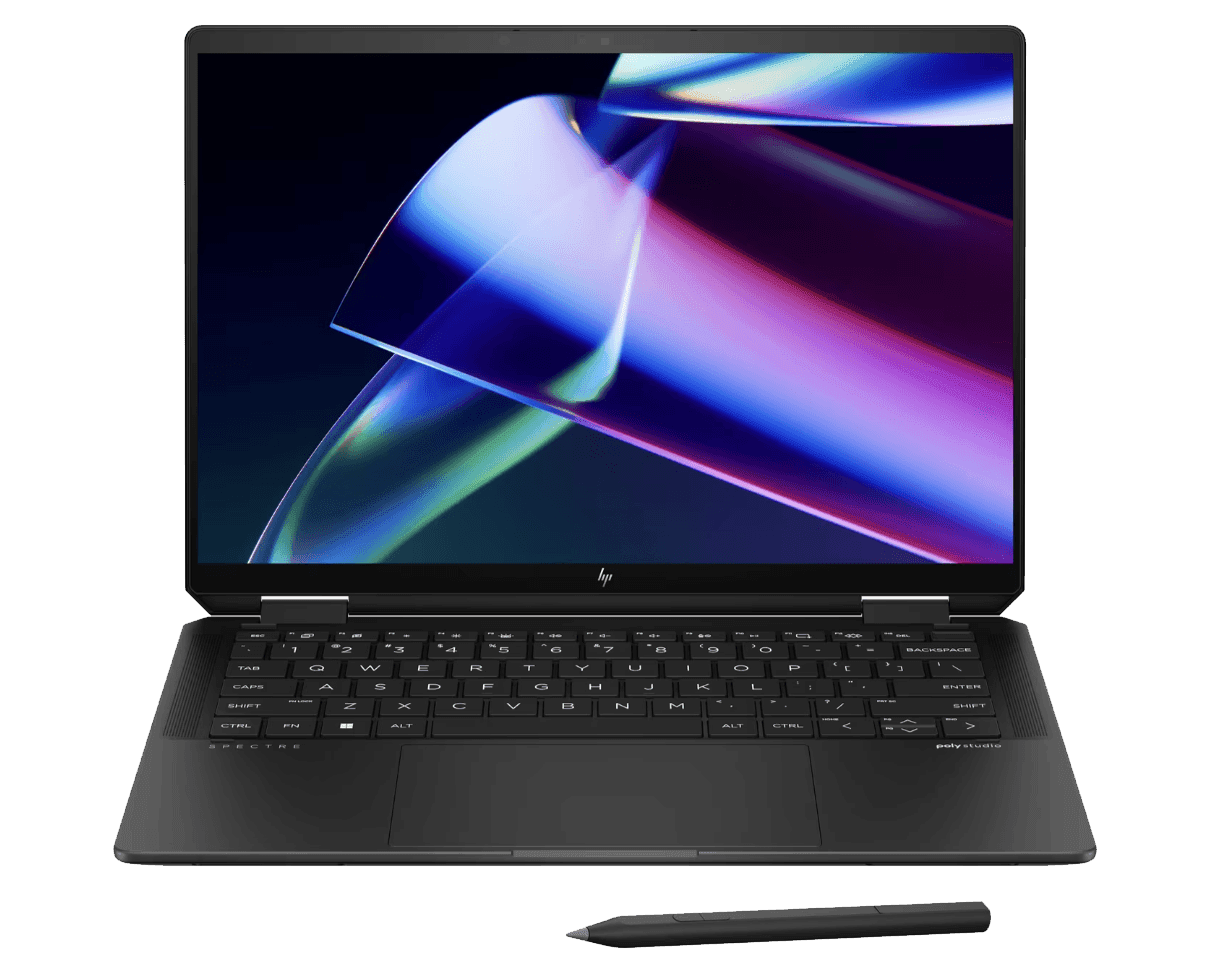 Laptop 2-in-1 HP Spectre x360 14 2.8K OLED 120Hz Intel Ultra 7 155H 32GB Ram 2TB SSD Win11 Black New - AlienStore