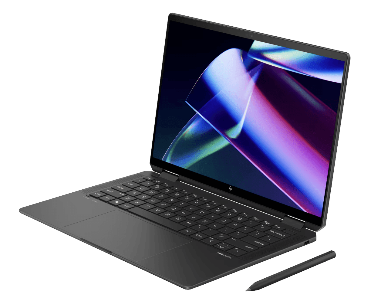 Laptop 2-in-1 HP Spectre x360 14 2.8K OLED 120Hz Intel Ultra 7 155H 32GB Ram 2TB SSD Win11 Black New - AlienStore