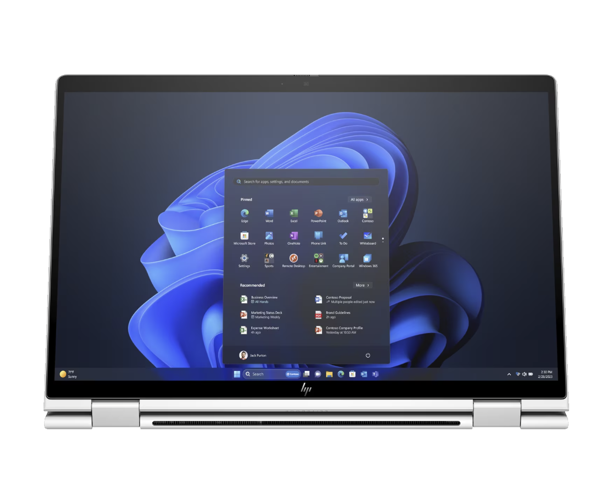 Laptop Business HP EliteBook X360 1040 G11 14" 2.8K OLED 120Hz Ultra 7 155H 32GB Ram 1TB SSD Win11