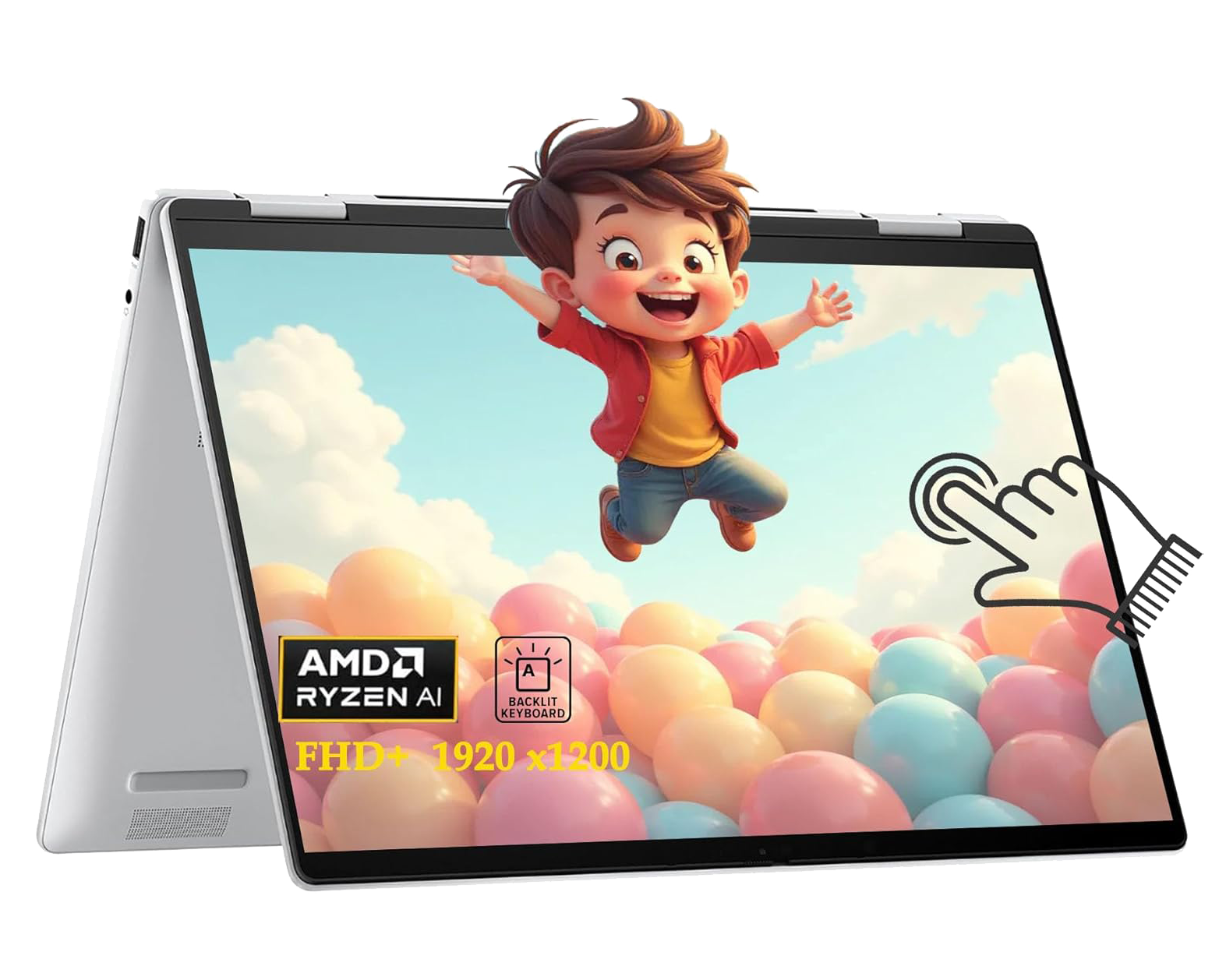 Laptop HP Envy x360 14 2-in-1 2.8K OLED 120Hz Touch AMD Ryzen 7 PRO 8840H 32GB Ram 1TB SSD Win11