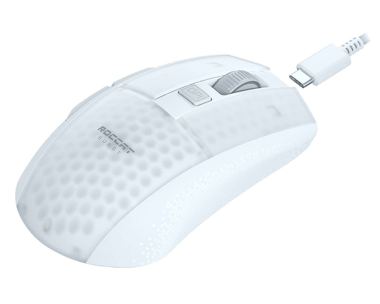 Mouse wireless Gaming Roccat Burst Pro Air 81g 19000 DPI Titan Wheel Alb - AlienStore