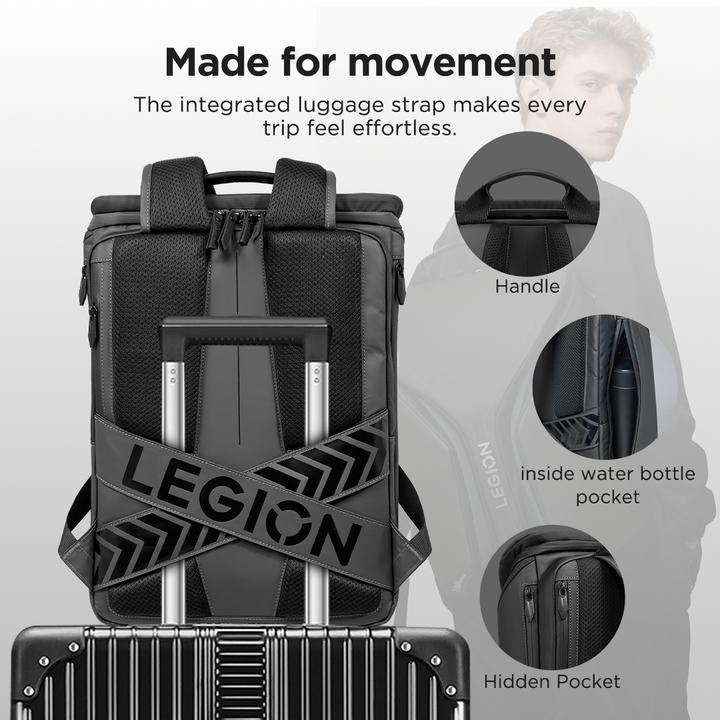 Rucsac Lenovo Legion 16-inch Armored Gaming Backpack GB900 20L Rezistent Apa/Socuri