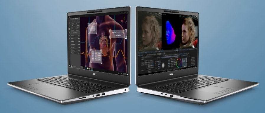 Laptop Workstation Dell Precision 17 7760 FHD Xeon W-11955M 128GB Ram Nvidia RTX A5000 16GB 1TB SSD - AlienStore