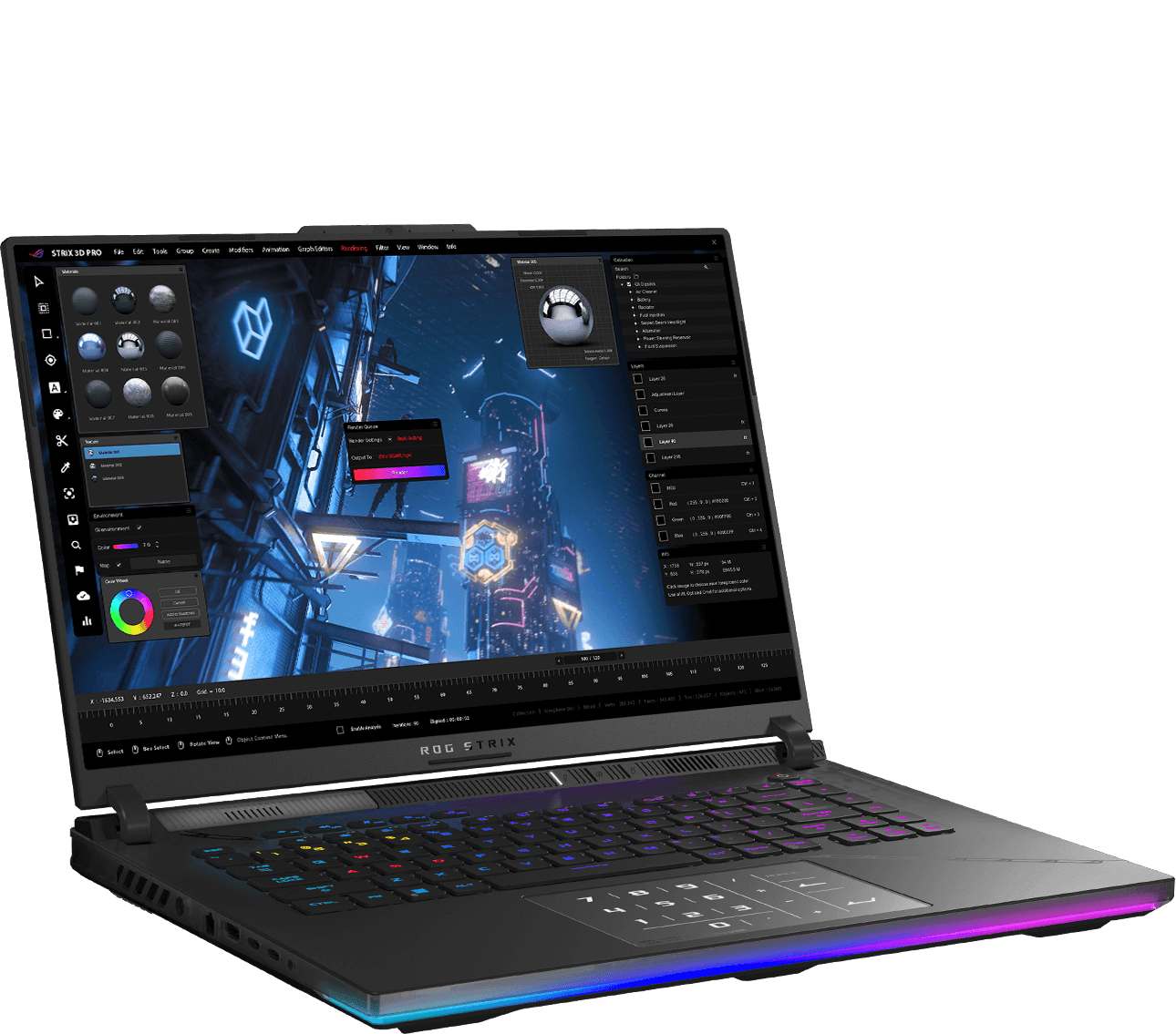 Laptop Gaming ASUS ROG Strix SCAR 16 G634JZ QHD+ 240Hz MiniLed i9-13980HX 32GB RTX 4080 12GB 2TB SSD - AlienStore