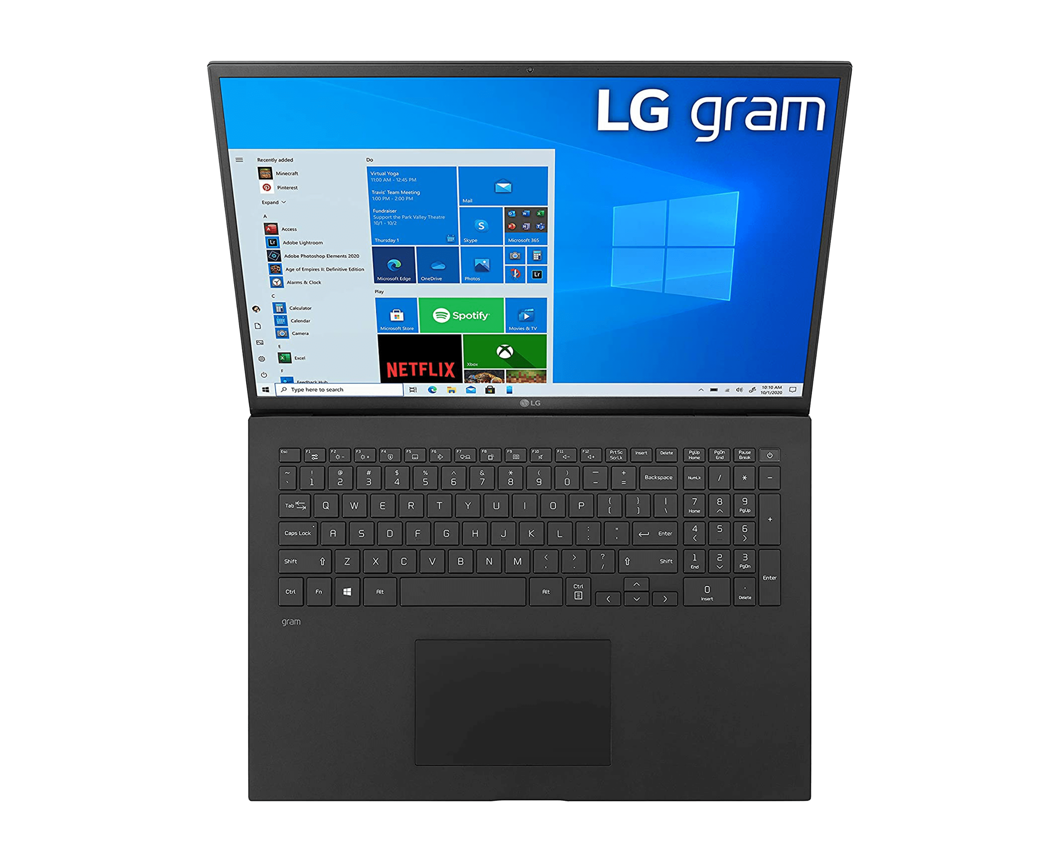Laptop Ultrabook LG Gram 17" WQXGA 2560 x 1600 i7-1260P 12-Cores 32GB 1TB SSD Intel Iris Win11 1.3KG | ALIENSTORE