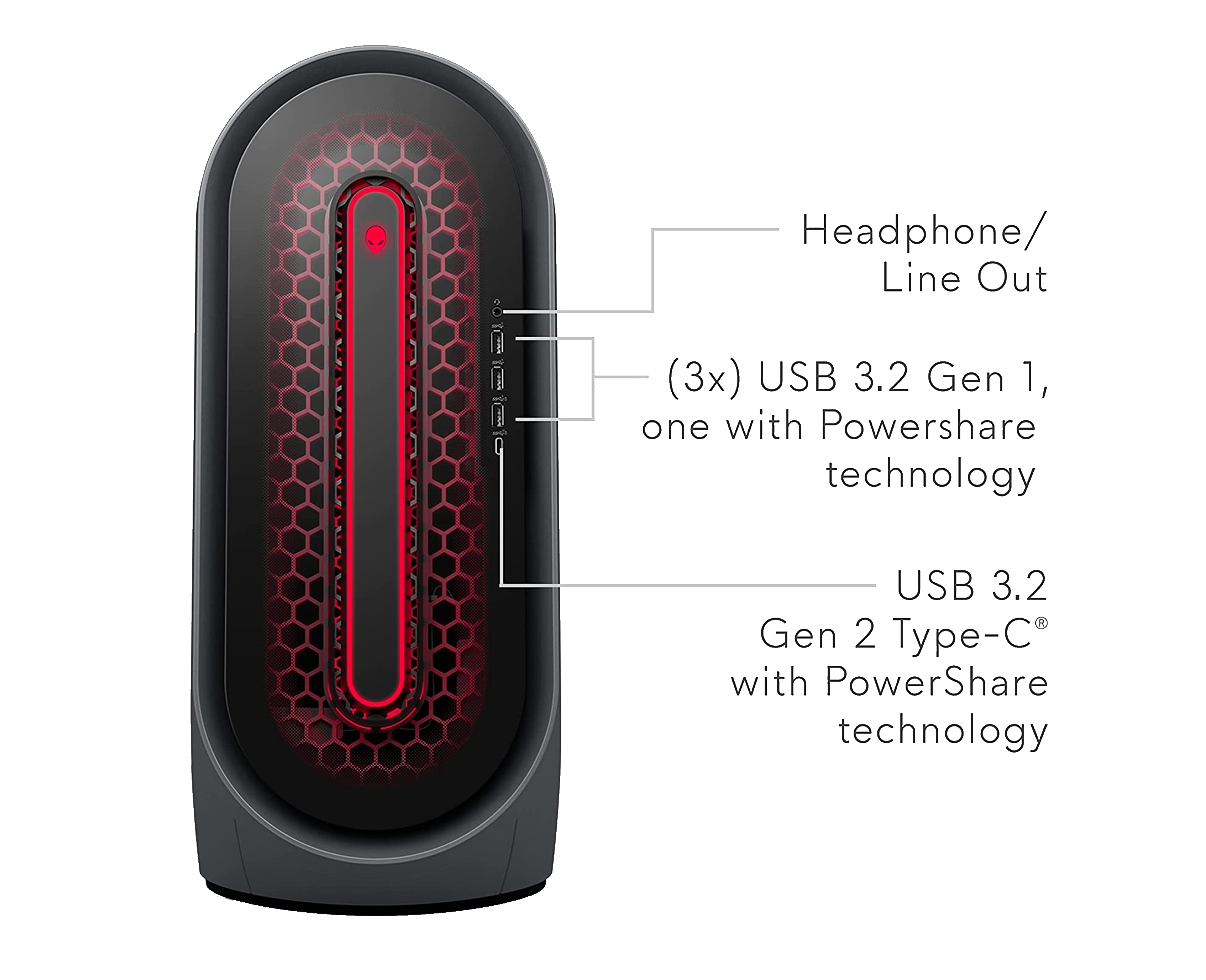 Desktop Gaming Alienware Aurora R14 AMD Ryzen 9 5900X 64GB Radeon 6900 XT 16GB 2TB+1TB SSD | ALIENSTORE