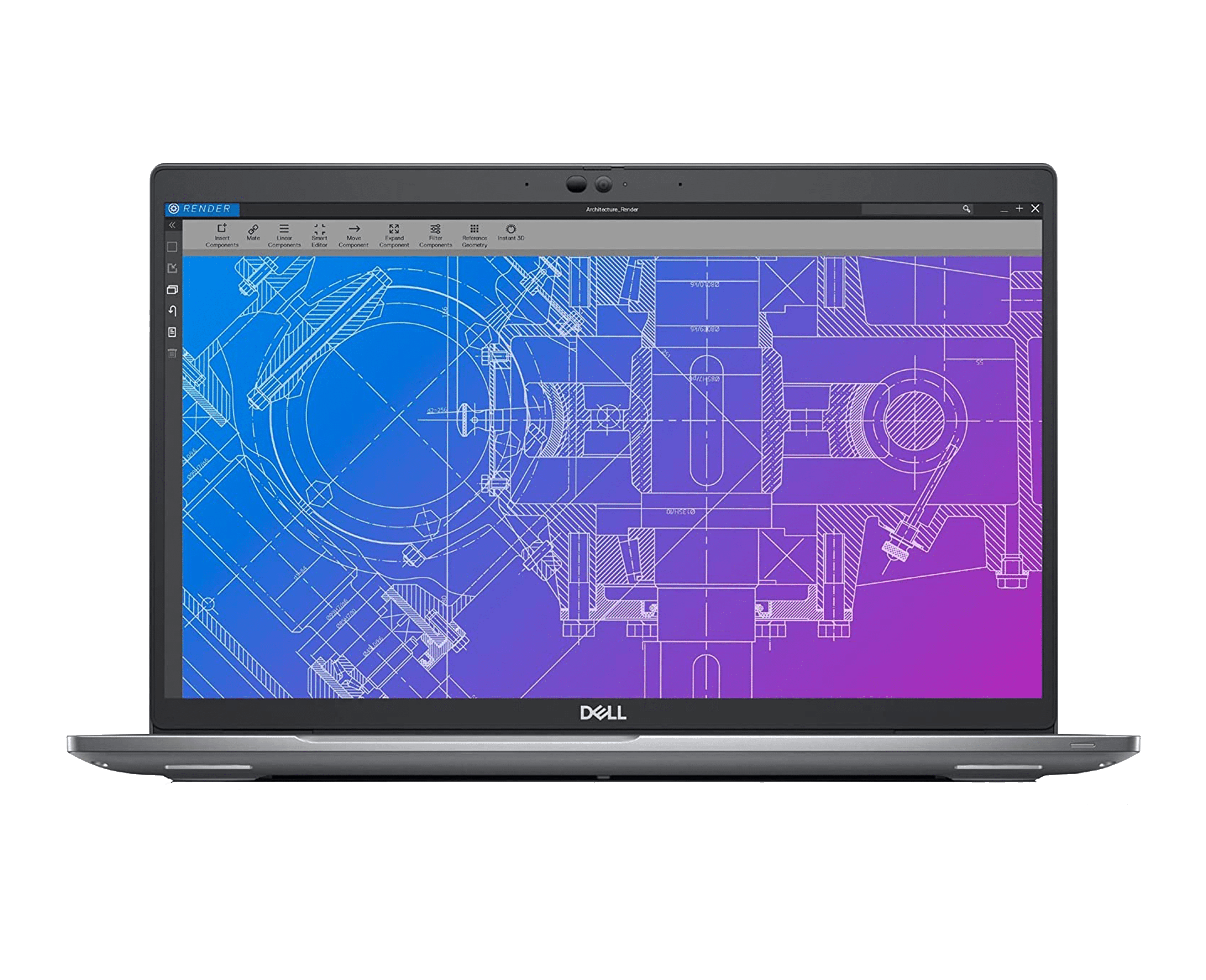 Laptop Workstation Dell Precision 3581 15.6" FHD i7-13800H 64GB Ram Nvidia RTX A500 2TB SSD Win11P | ALIENSTORE