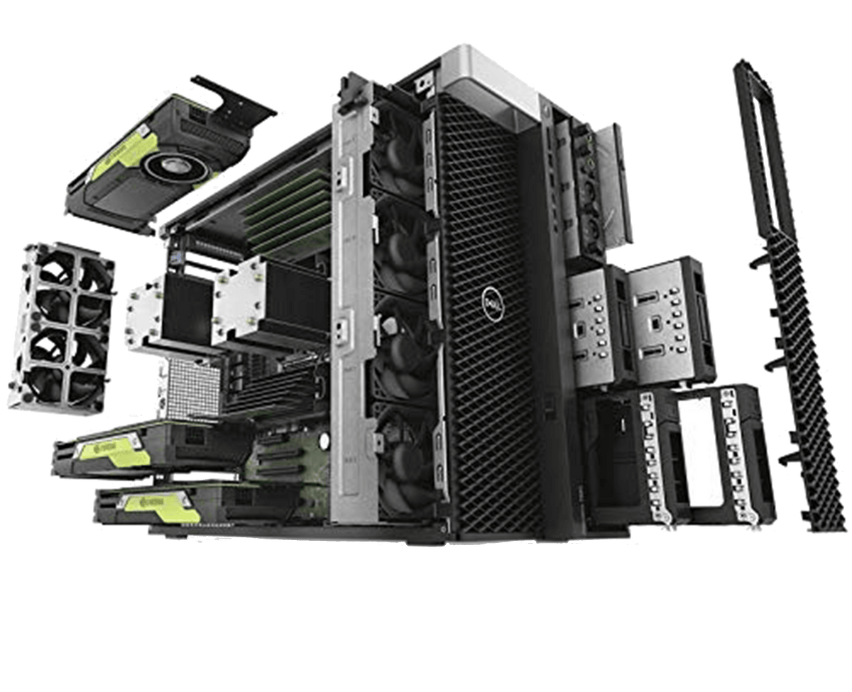 Desktop Workstation Dell Precision 7960 Xeon W7-3465X 256GB Ram ECC 2x Nvidia RTX A4000 16GB 2TB SSD
