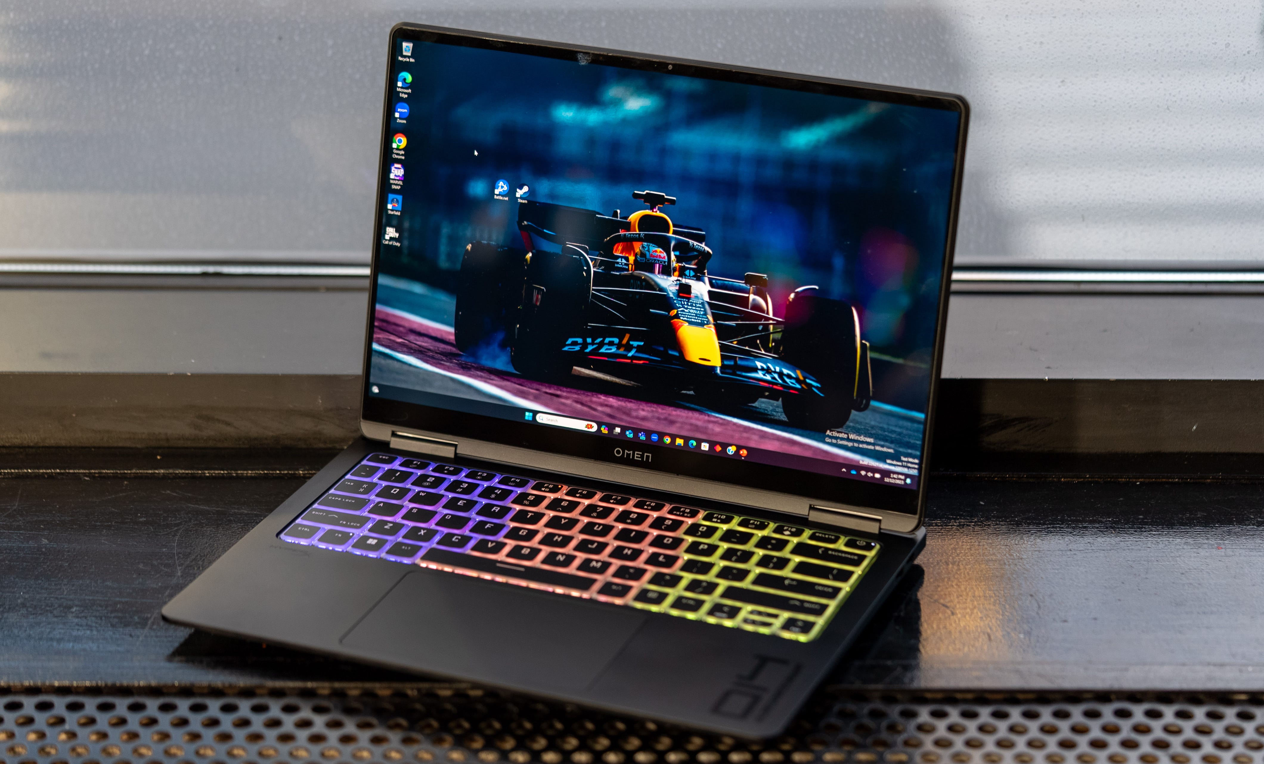 Laptop Gaming HP OMEN TRANSCEND 14 OLED 2.8K 120Hz Core Ultra 9 185H 32GB Ram Nvidia RTX 4070 1TB