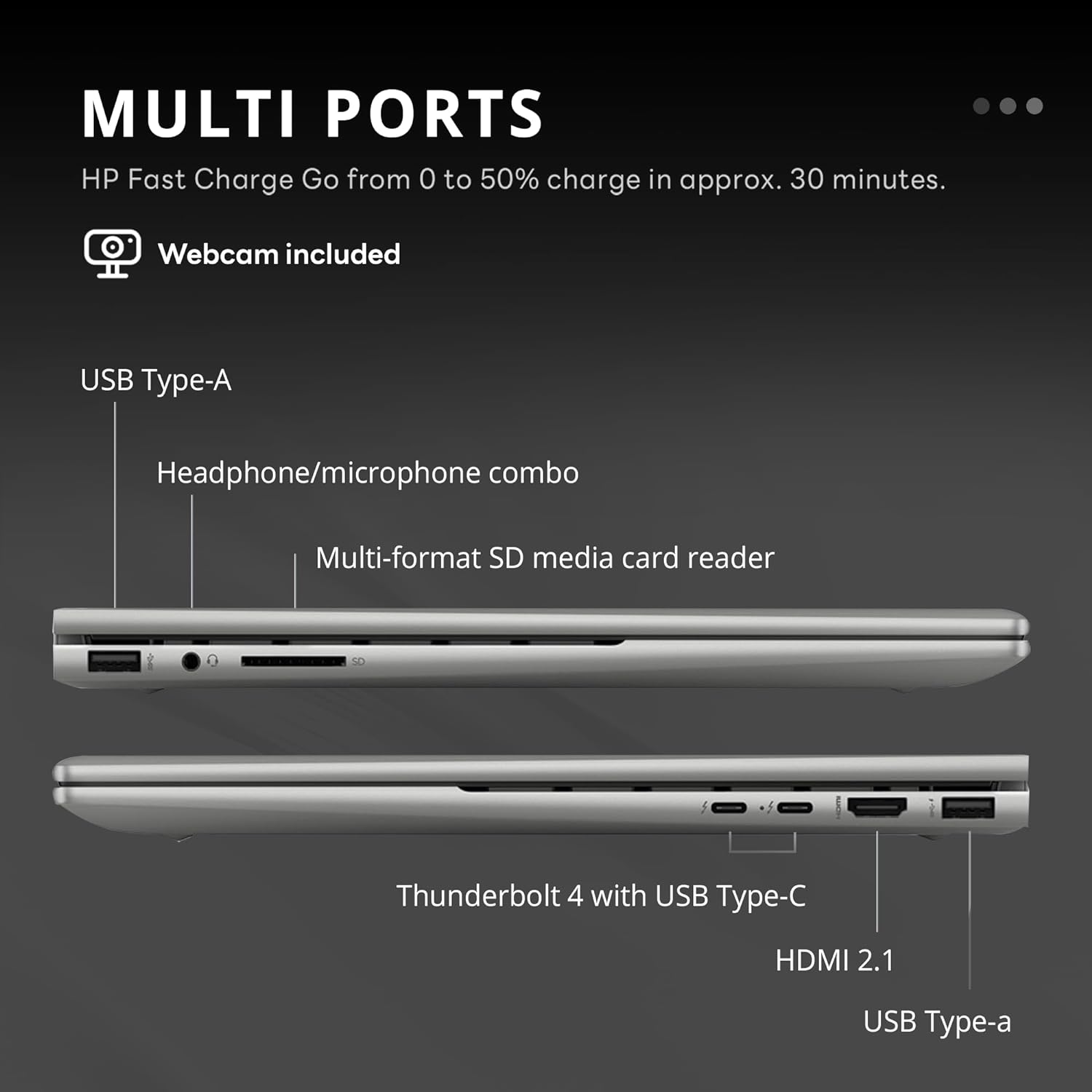Laptop Ultrabook HP Envy x360 2-in-1 15.6" FHD Touch Intel i7-1355U 32GB Ram 1TB SSD Win11 | ALIENSTORE