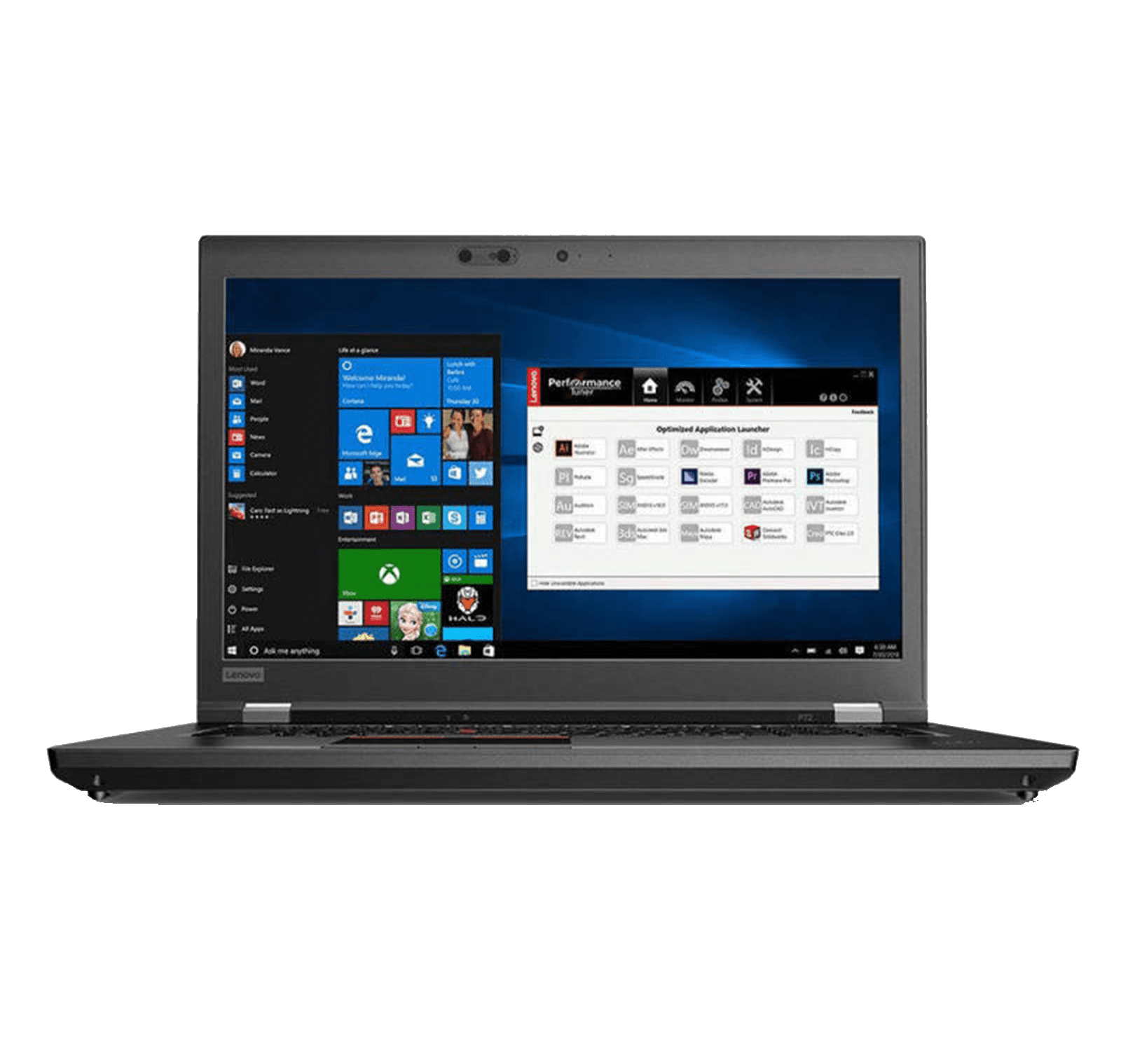 Laptop Workstation Lenovo ThinkPad P17 Gen2 17.3" UHD i7-11850H 32GB Ram Nvidia RTX A4000 8GB 1TB SSD | ALIENSTORE