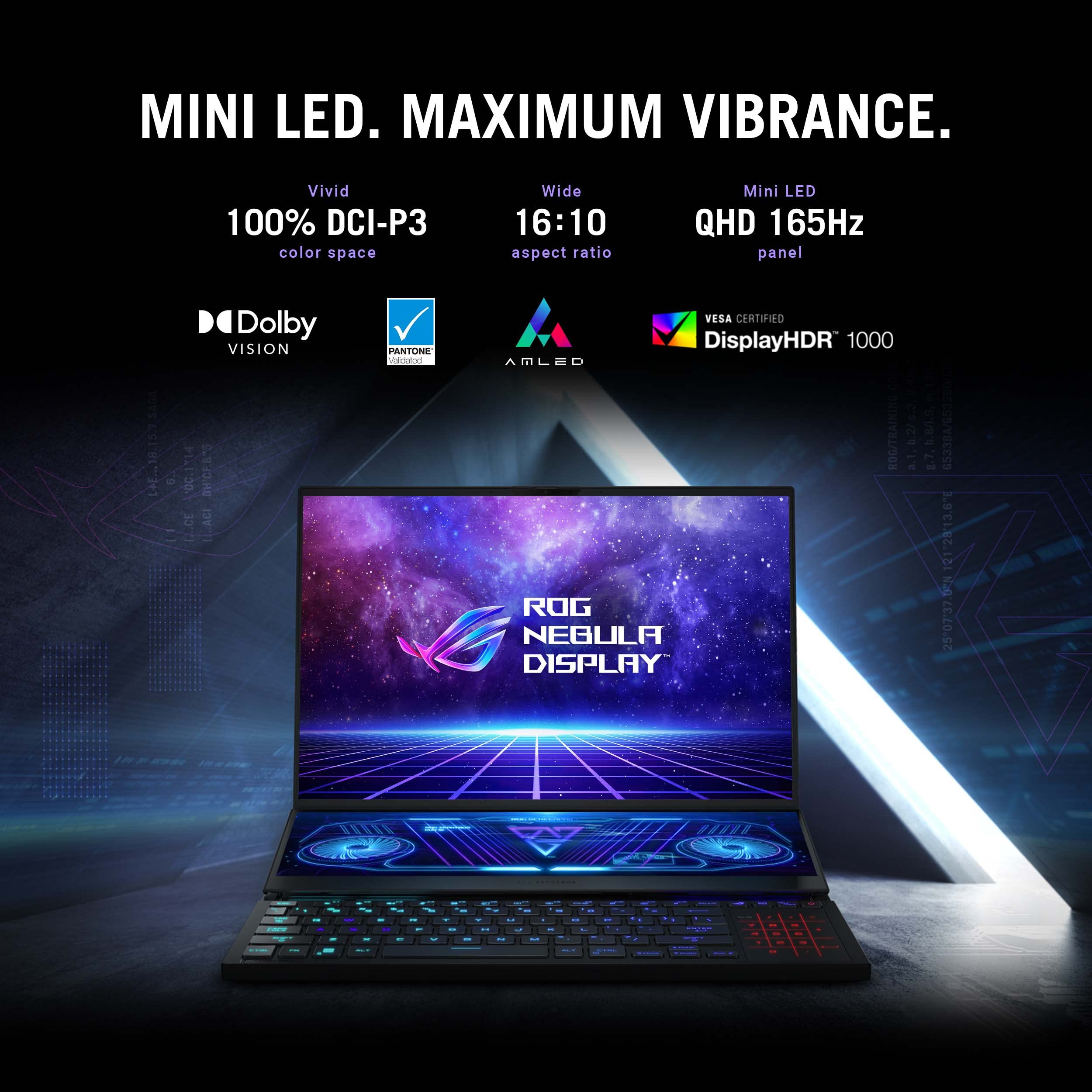 Laptop Gaming ASUS ROG Zephyrus DUO 16 GX650RX QHD MiniLED AMD Ryzen 9 6900HX 32GB NVIDIA 3080Ti 2TB | ALIENSTORE