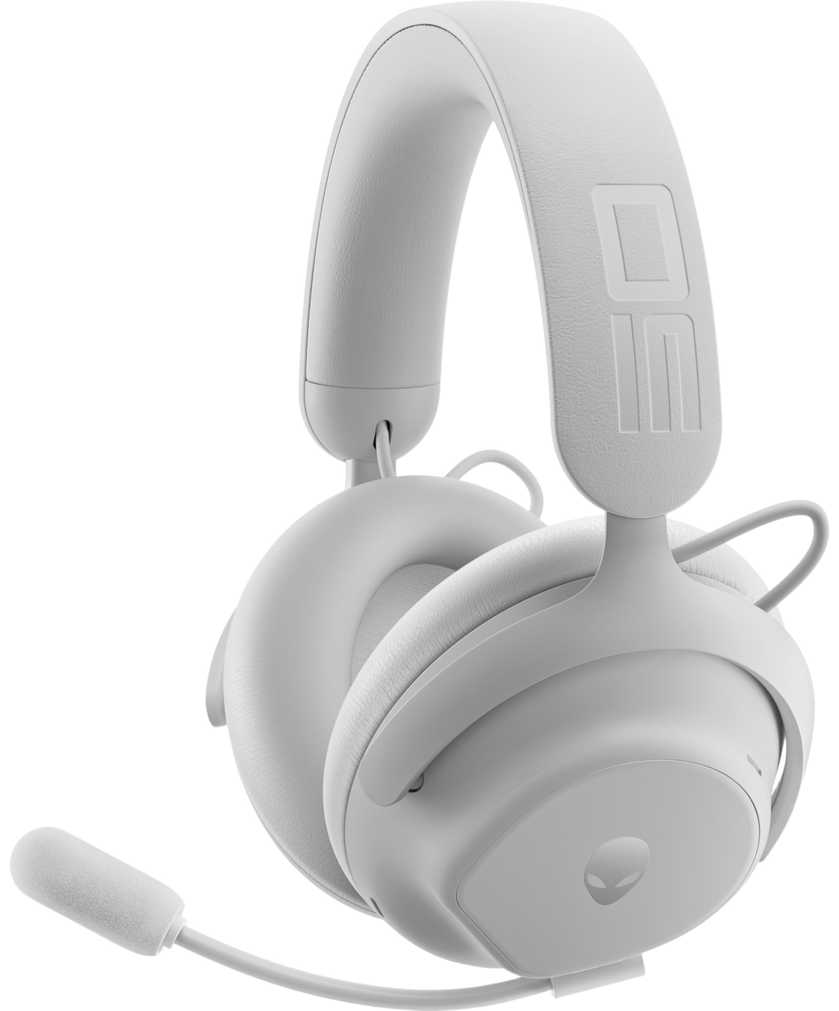 Casti Gaming Over-ear Alienware PRO-HS-G Wireless/Wired Noise Canceling Albe