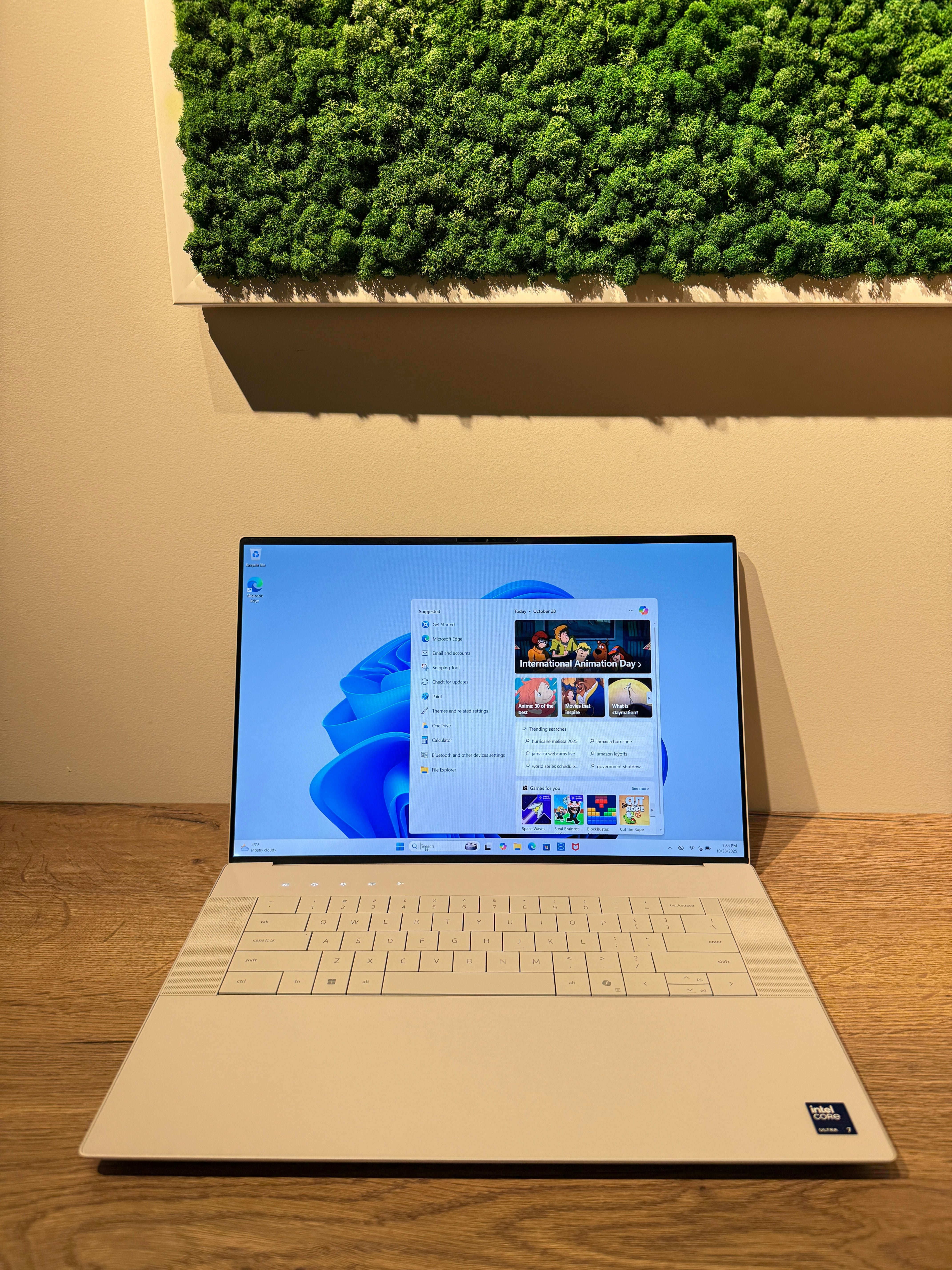 Laptop Ultrabook Dell XPS 16 9640 FHD+ 120Hz Intel Ultra 7 155H 16GB Ram 1TB SSD Win11 Platinum