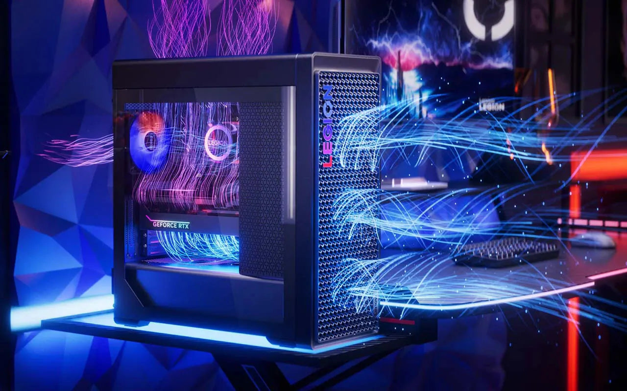 Desktop Gaming Lenovo Legion T7 34IAS10 Intel Ultra 9 285K 64GB Ram Nvidia RTX 5090 32GB 2TB Win11 Pro