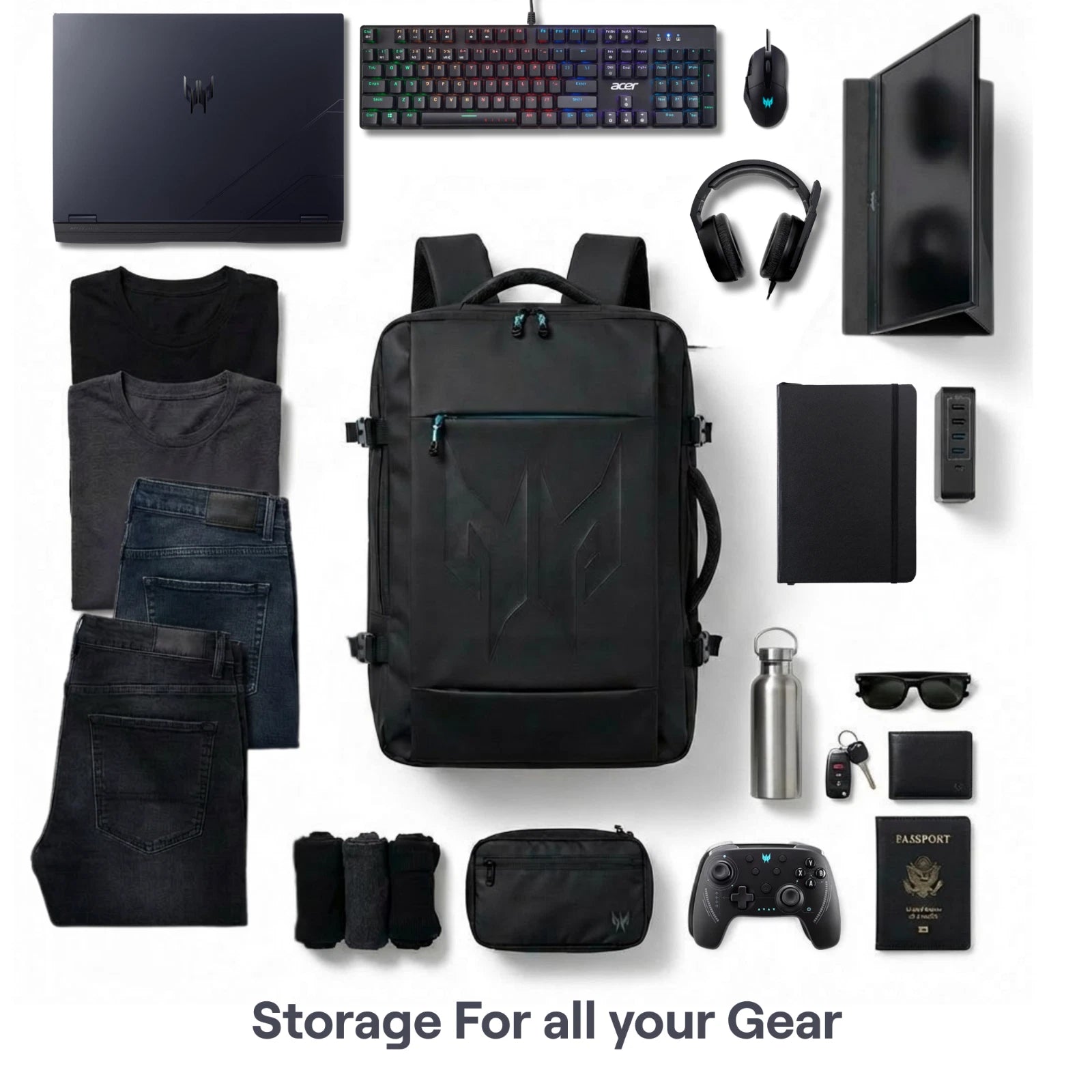 Ghiozdan Inteligent Acer Predator Robust 18-inch Backpack I AlienStore