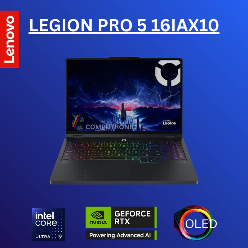 Laptop Gaming Lenovo Legion Pro 5 16IAX10 16" OLED 165Hz Ultra 7 255HX 32GB Nvidia RTX 5070 8GB 1TB