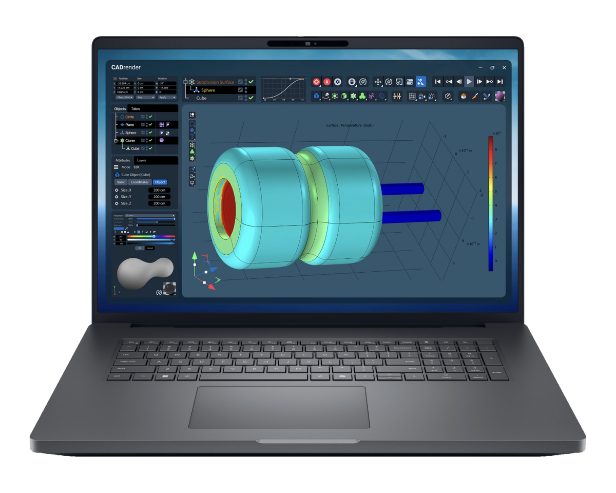 Laptop Dell Precision Pro Max 18 Plus QHD+ 120Hz Ultra 9 285HX 64GB Ram NVIDIA RTX Pro 4000 16GB 1TB SSD