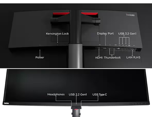 Monitor Curbat 39.7-inch 5K Lenovo ThinkVision P40W-20 5120 x 2160 75Hz 21:9 Thunderbolt 4