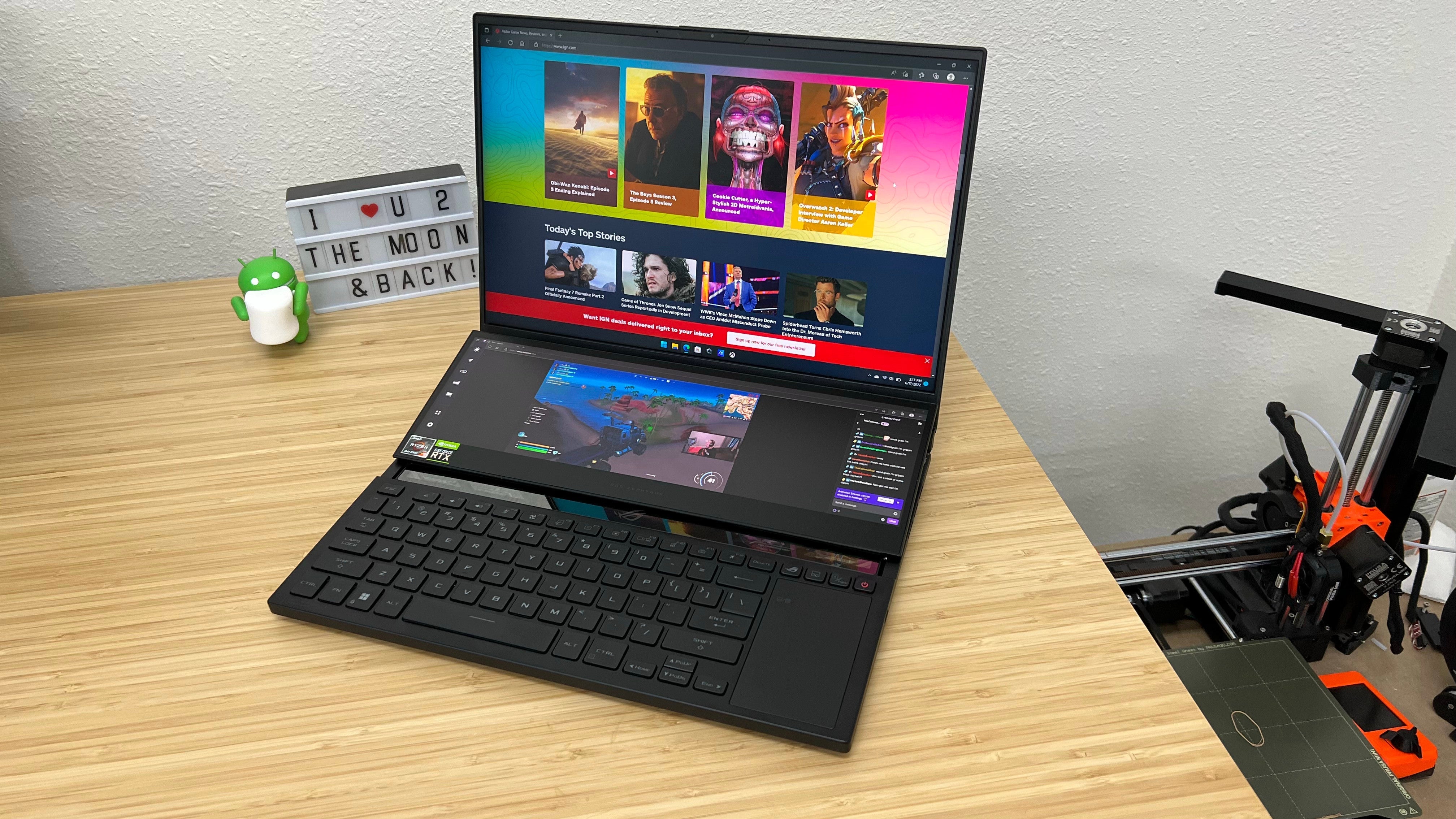 Laptop Gaming ASUS ROG Zephyrus DUO 16 GX650RX QHD MiniLED AMD Ryzen 9 6900HX 32GB NVIDIA 3080Ti 2TB | ALIENSTORE