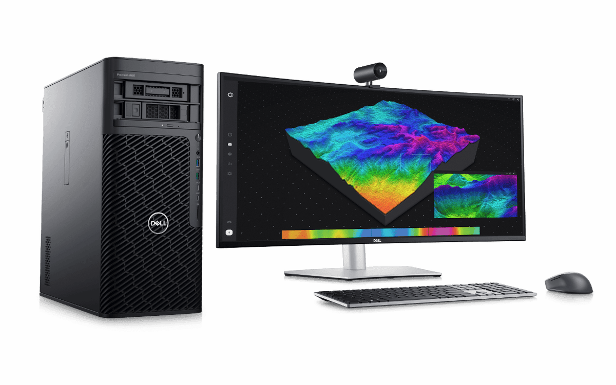 Desktop Dell Precision 7865 Workstation AMD Ryzen Threadripper 5995WX 64GB Ram Nvidia RTX A4500 20GB 4TB