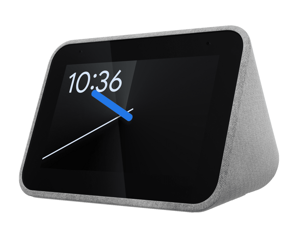 Ceas inteligent Lenovo Smart CLOCK cu comenzi vocale Google Assistant