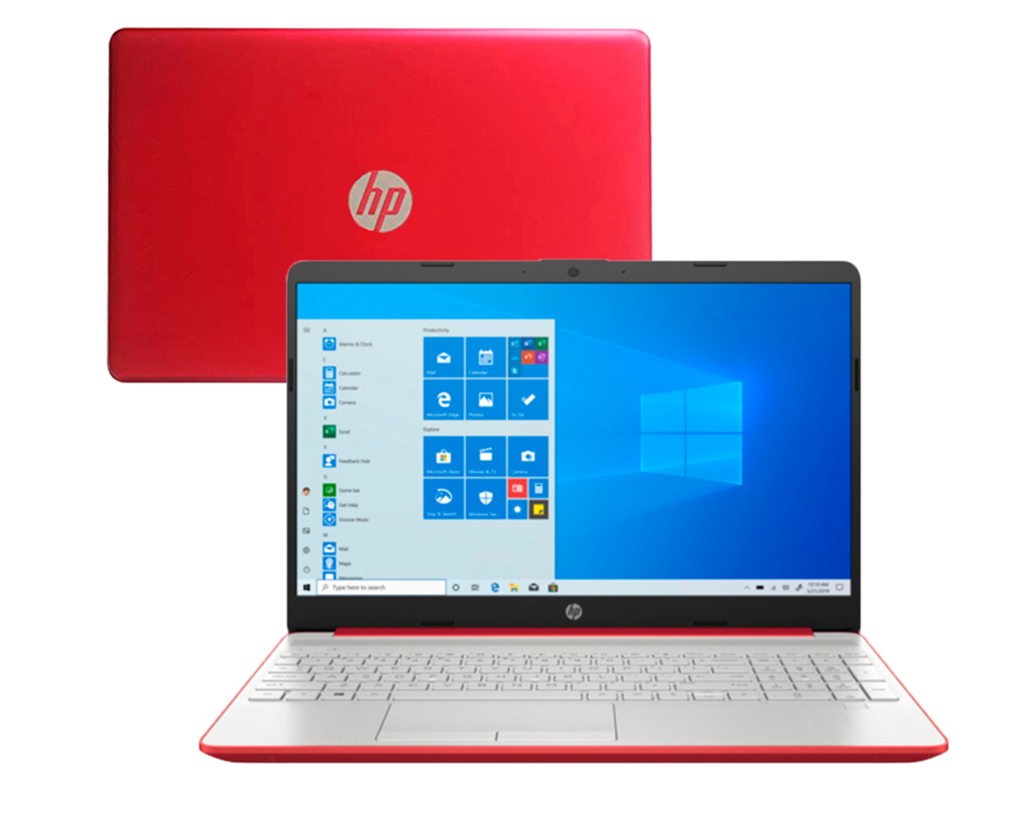 Laptop HP Pavilion 15.6" HD Intel Pentium Silver N5000 4GB 128GB SSD Windows 10 RED