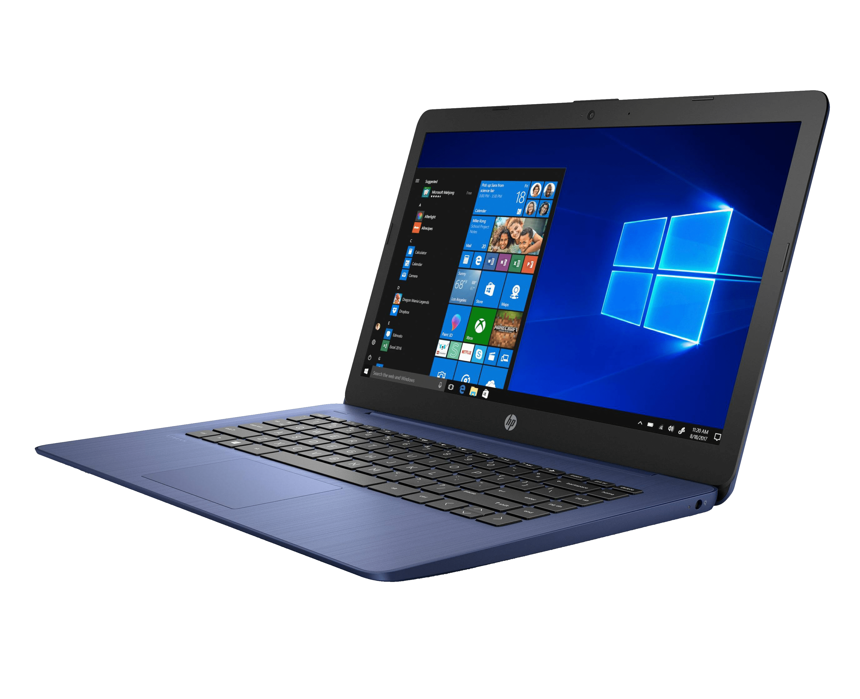 Laptop HP Stream 14" HD Intel Celeron N4000 4GB 64GB Windows 10 Office 365 Blue