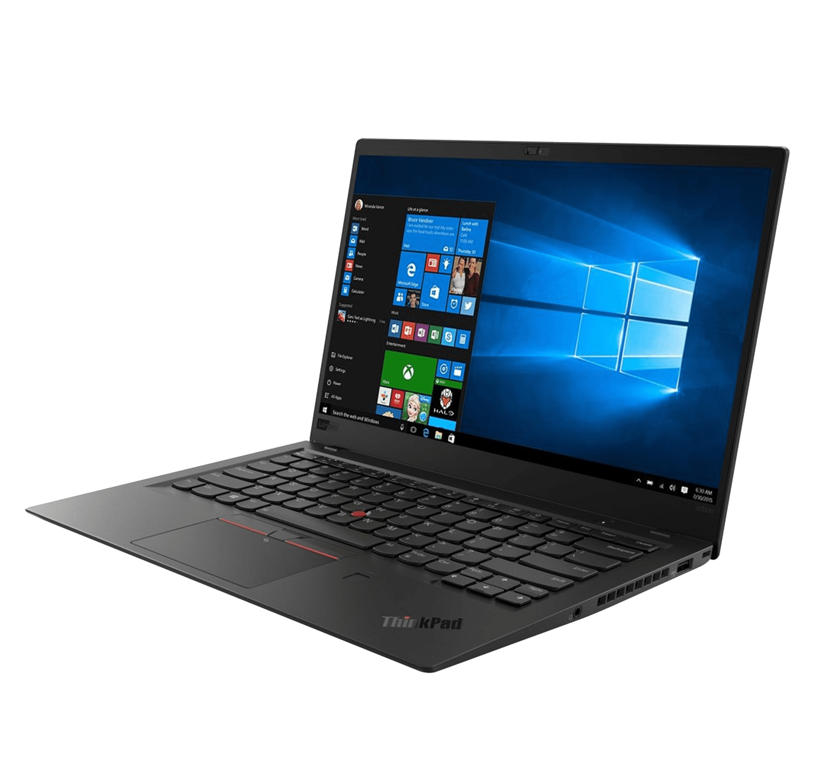 Laptop Lenovo ThinkPad X1 Carbon 7th Gen 14" FHD Privacy i7-10710U 6-Core 16GB 1TB SSD Win10 Pro