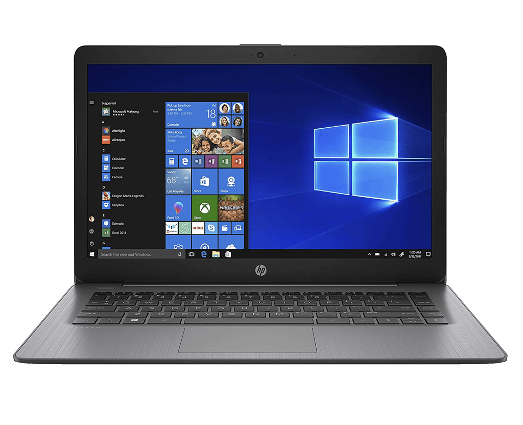 Laptop HP Stream 14" HD Intel Celeron N4000 4GB 64GB Windows 10 Office 365 Black