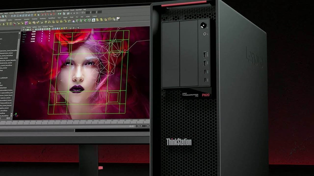 Desktop Lenovo ThinkStation P620 AMD Ryzen Threadripper PRO 3975WX 128GB Nvidia RTX 3080 2TB SSD