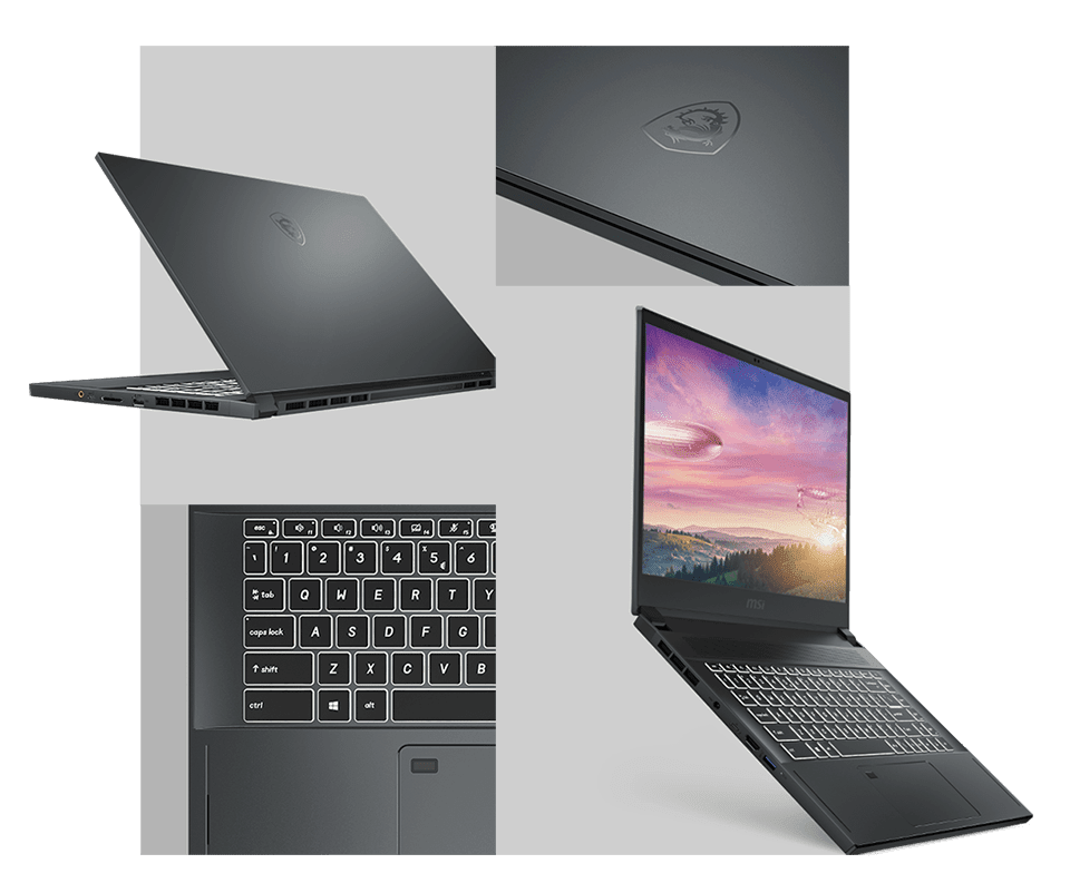 Laptop Workstation MSI Creator 15.6" UHD i7-10875H 32GB Ram NVIDIA RTX 2070 Super 8GB 1TB SSD Win10 Pro