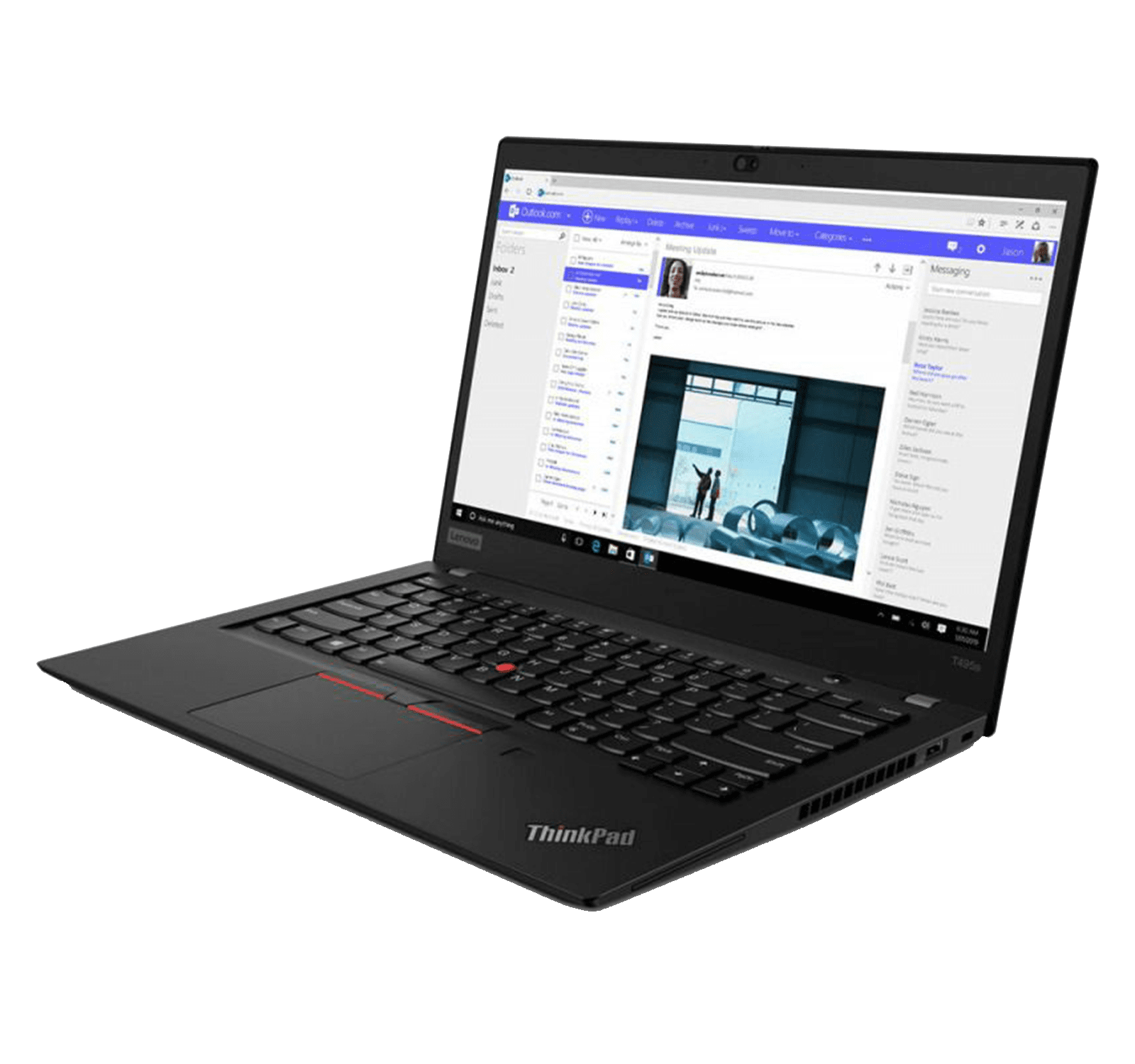 Laptop Lenovo ThinkPad T495s 14" FHD Touch AMD Ryzen 7 PRO 3700U 16GB 512GB SSD Windows 10
